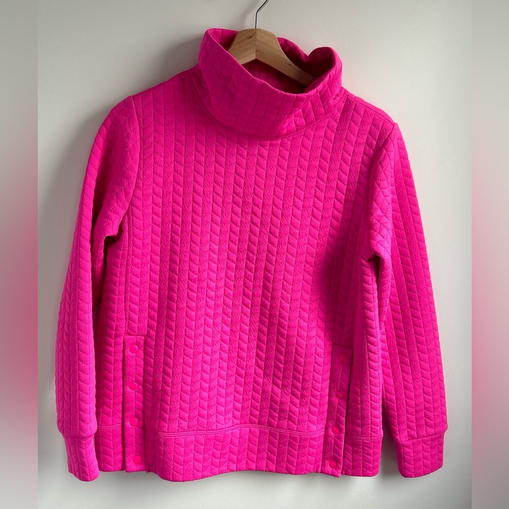 Joe Fresh Active Quilted Hot Pink Pullover